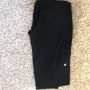 Fabletics black biker shorts - size medium